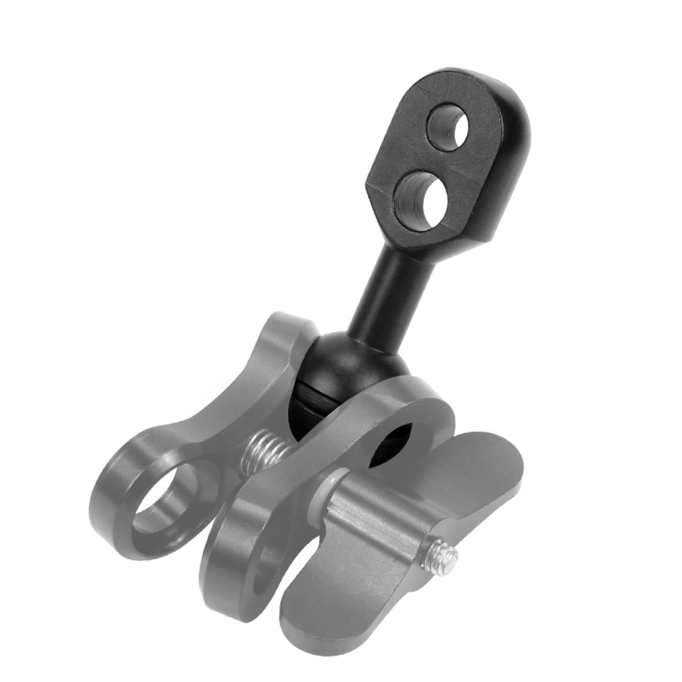 

PULUZ Light Diving Aluminum Alloy Clamp Ball Head Mount to YS Head Adapter