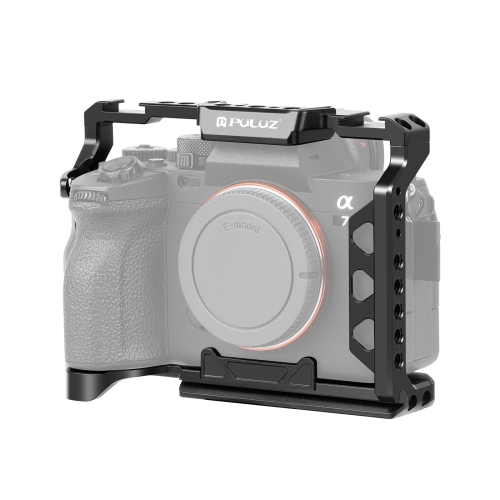 

PULUZ Metal Camera Cage Stabilizer Rig for Sony A7 IV / ILCE-7M4 / A7M4 / A7M3 / A7R3 / A7R III(Black)