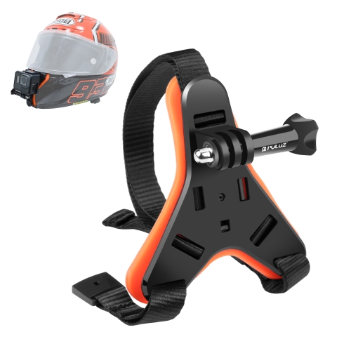 Pour osmo action camera casque de moto support de menton plaque tournante  bouton mount cam
