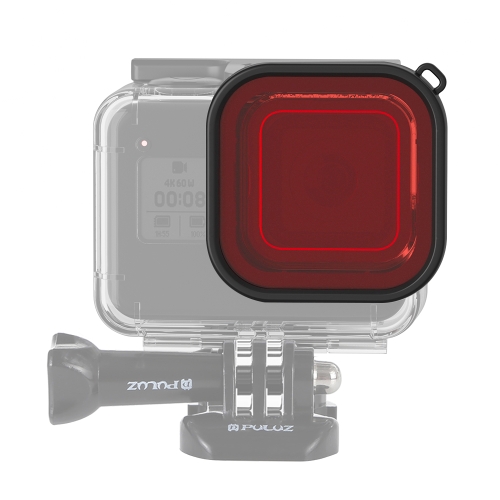 

PULUZ Square Housing Diving Color Lens Filter for GoPro HERO8 Black(Red)