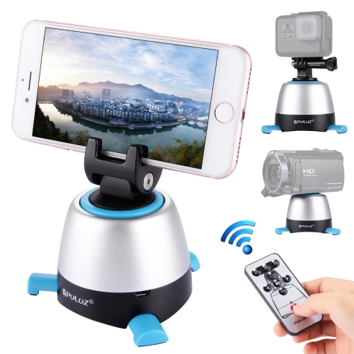 

PULUZ Electronic 360 Degree Rotation Panoramic Head with Remote Controller for Smartphones, GoPro, DSLR Cameras(Blue)