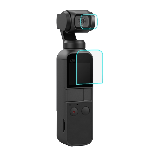 

PULUZ 9H 2.5D HD Tempered Glass Lens Protector + Screen Film for DJI OSMO Pocket Gimbal