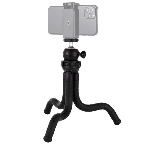 

PULUZ Mini Octopus Flexible Tripod Holder with Ball Head for SLR Cameras, GoPro, Cellphone, Size:30cmx5cm