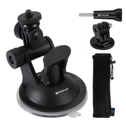 PULUZ Car Suction Cup Mount with Screw & Tripod Mount 