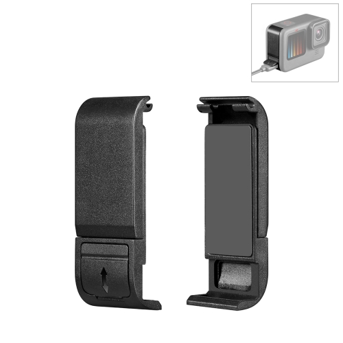 

PULUZ POM Plastic Battery Side Interface Cover for GoPro HERO12 Black /11 Black /10 Black /9 Black(Black)