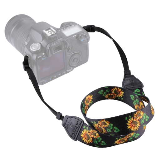 Sunflower DSLR Camera Neck Shoulder Strap Vintage for Canon Nikon Panasonic 6A 