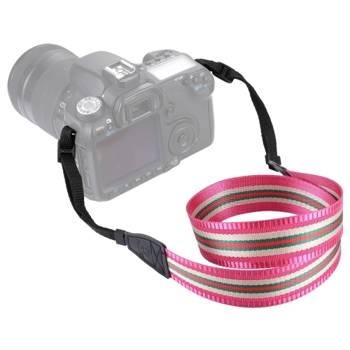 Retro Single DSLR Shoulder Neck Strap For Nikon Digital SLR Camera Pink 
