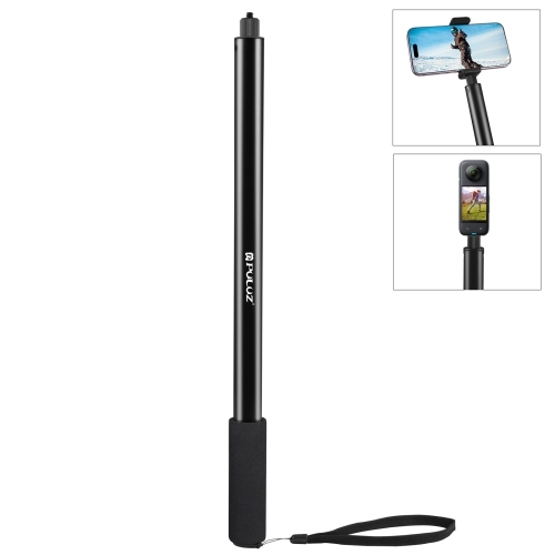 PULUZ 2m Metal Selfie Stick Monopod for Insta360 One RS / X2 / X3 / X4 (Black)