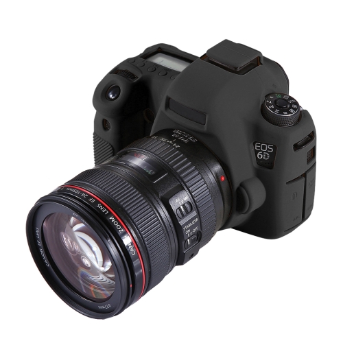 

PULUZ Soft Silicone Protective Case for Canon EOS 6D(Black)