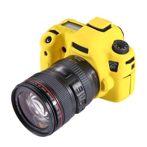 

PULUZ Soft Silicone Protective Case for Canon EOS 6D(Yellow)