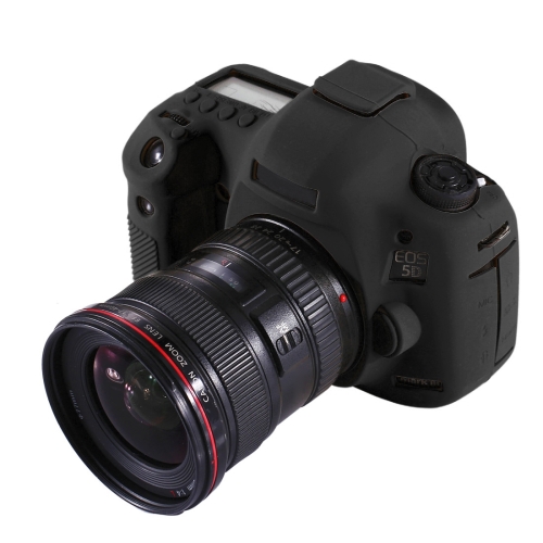 

PULUZ Soft Silicone Protective Case for Canon EOS 5D Mark III / 5D3(Black)