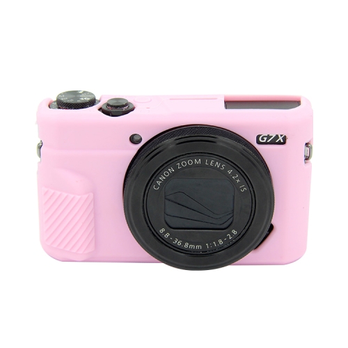 

PULUZ Soft Silicone Protective Case for Canon EOS G7 X Mark II(Pink)