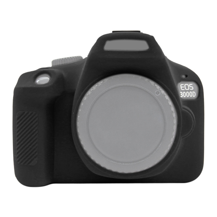 

PULUZ Soft Silicone Protective Case for Canon EOS 3000D / 4000D(Black)