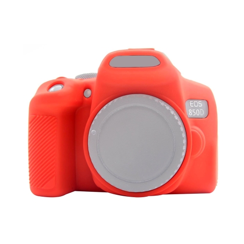 

PULUZ Soft Silicone Protective Case for Canon EOS 850D(Red)