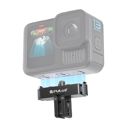 For GoPro HERO13 Black PULUZ Magnetic Quick Release Metal Base (Black)