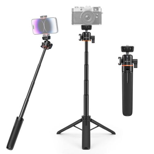 

[US Warehouse] PULUZ Mini Phone Camera Extension Tripod Stand 360 Degree Ball Head Cold Shoe Selfie Stick
