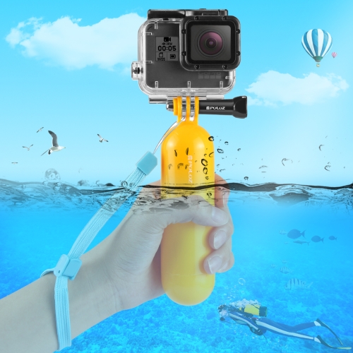 

PULUZ Floating Handle Bobber Hand Grip with Strap for GoPro Hero12 Black / Hero11 /10 /9 /8 /7 /6 /5, Insta360 Ace / Ace Pro, DJI Osmo Action 4 and Other Action Cameras