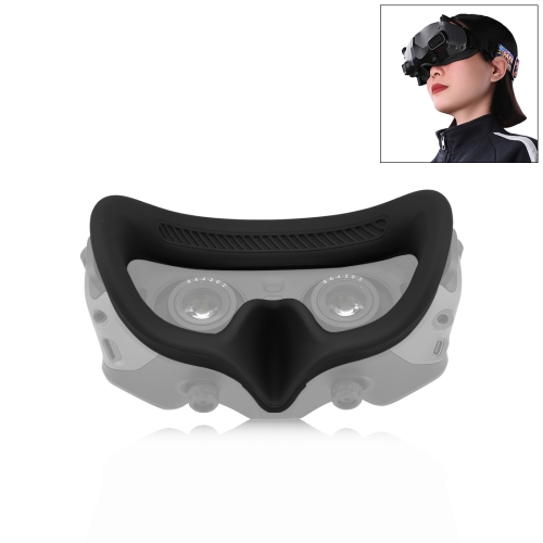 Voor DJI Avata Goggles 2 PULUZ Flying Eye Mask siliconen beschermhoes (zwart)