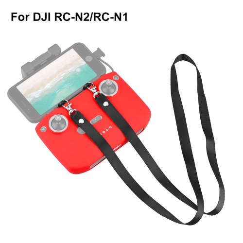 PULUZ  適用於DJI Mini 3 / 3 Pro / 御Mavic 3 / Air 2S / Mini 2 RC-N2 / RC-N1 遙控器硅膠保護套 +雙鈎掛繩 (顏色：紅色)