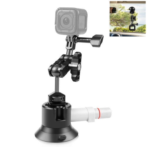 

PULUZ Magic Arm with Pump Suction Cup Aluminum Alloy Mount (Black)