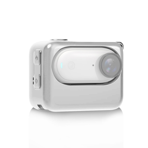 Pour Insta360 GO 3 PULUZ Camera Charging Case Silicone Case (Blanc)