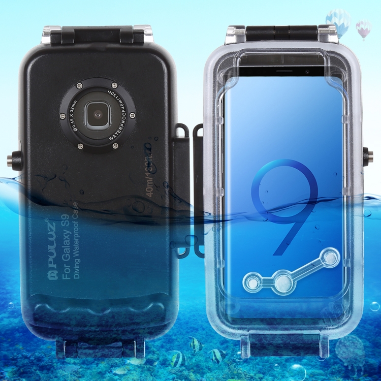 PULUZ 40m/130ft Waterproof Diving Case for Galaxy S9, Photo