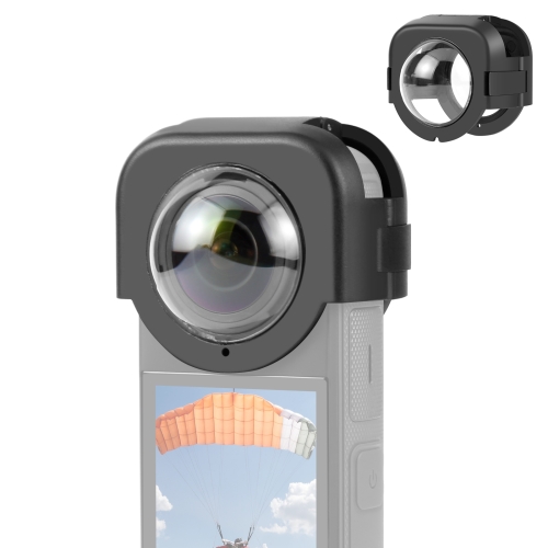 For Insta360 X4 PULUZ Snap-on Lens Guard Protective Cover (Black) очиститель muc off visor lens