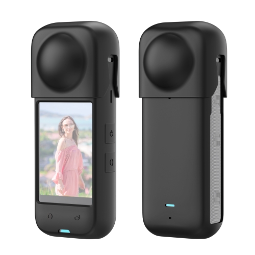 For Insta360 X4 PULUZ Full Body Dust-proof Silicone Protective Case (Black)
