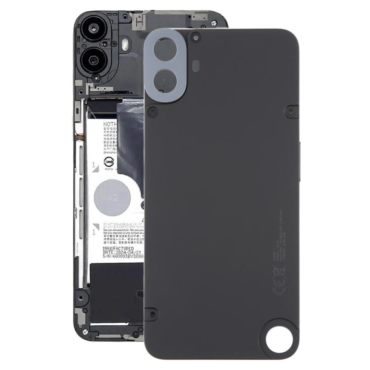 

For Nothing CMF Phone 1 Original Back Cover with Camera Lens Cover(Black)