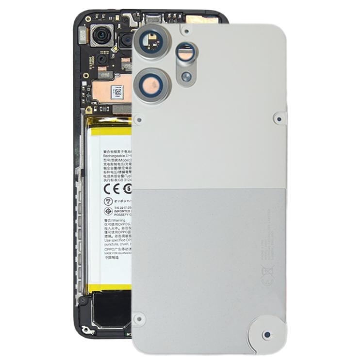 

For Nothing CMF Phone 2 Pro Plastic Battery Back Cover(White)