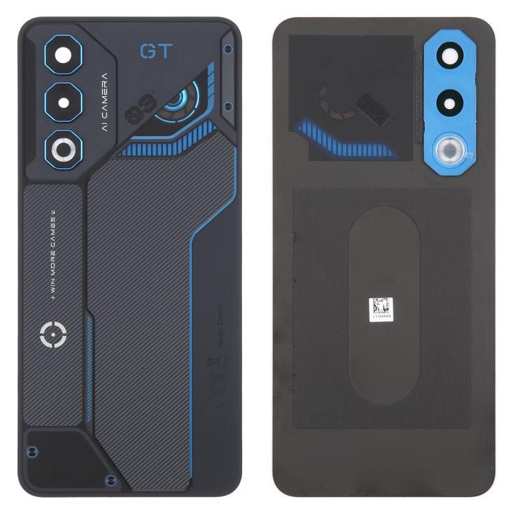 

For ZTE nubia Neo 3 GT Glass Battery Back Cover with Camera Lens Cover(Gray)