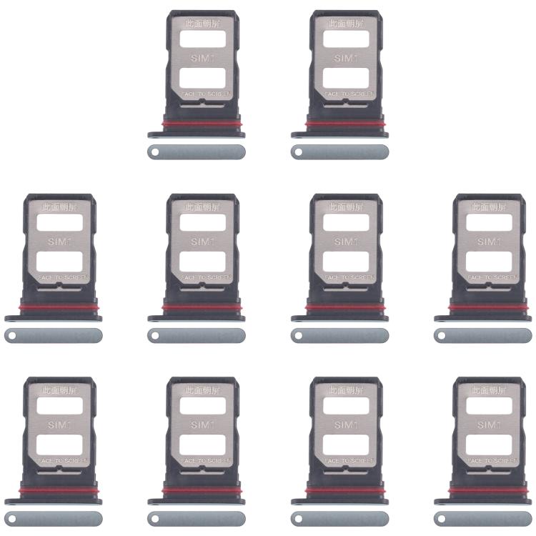 

For Xiaomi Poco F7 10pcs Original SIM Card Tray + SIM Card Tray (Green)