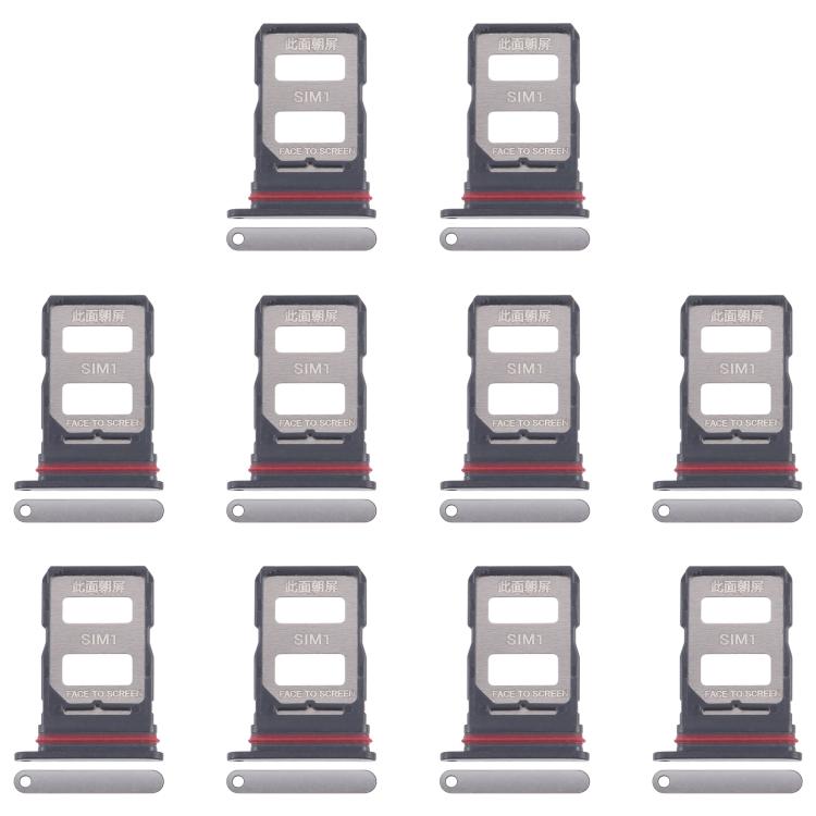 

For Xiaomi Poco F7 10pcs Original SIM Card Tray + SIM Card Tray (Gold)