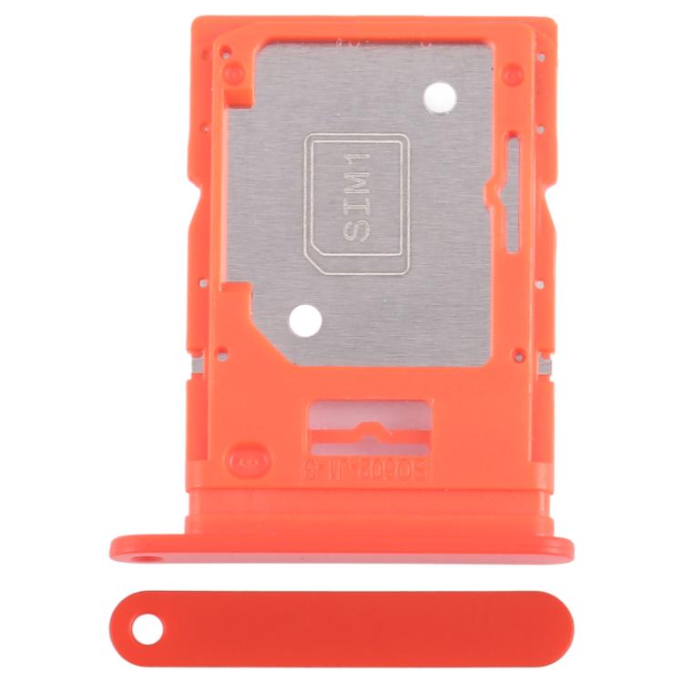 

For Nothing Phone CMF Phone 1 SIM Card Tray + SIM / Micro SD Card Tray (Orange)