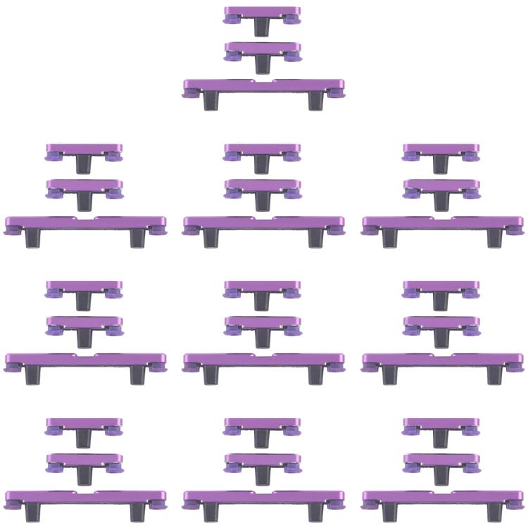 

For Motorola Edge 60 Pro 10pairs Power Button and Volume Control Button (Purple)