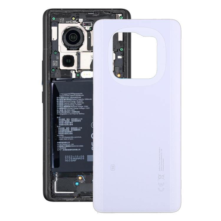 

For Xiaomi Redmi Note 14 Pro+ 5G Original Back Cover(Purple PU Material)