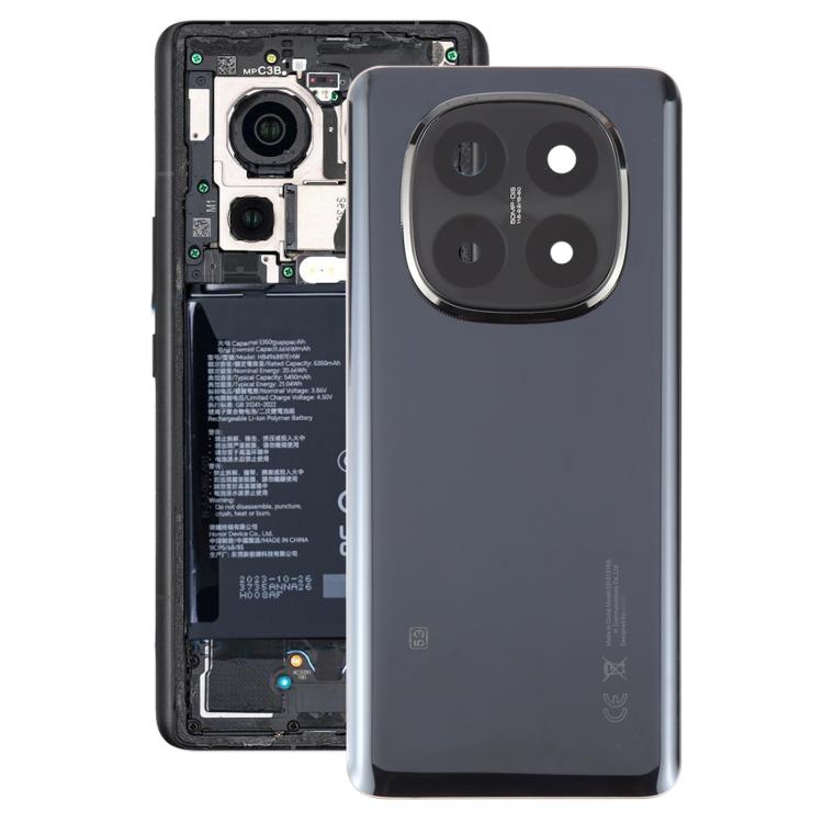 

For Xiaomi Redmi Note 14 Pro+ 5G OEM Back Cover with Camera Lens Cover(Black)