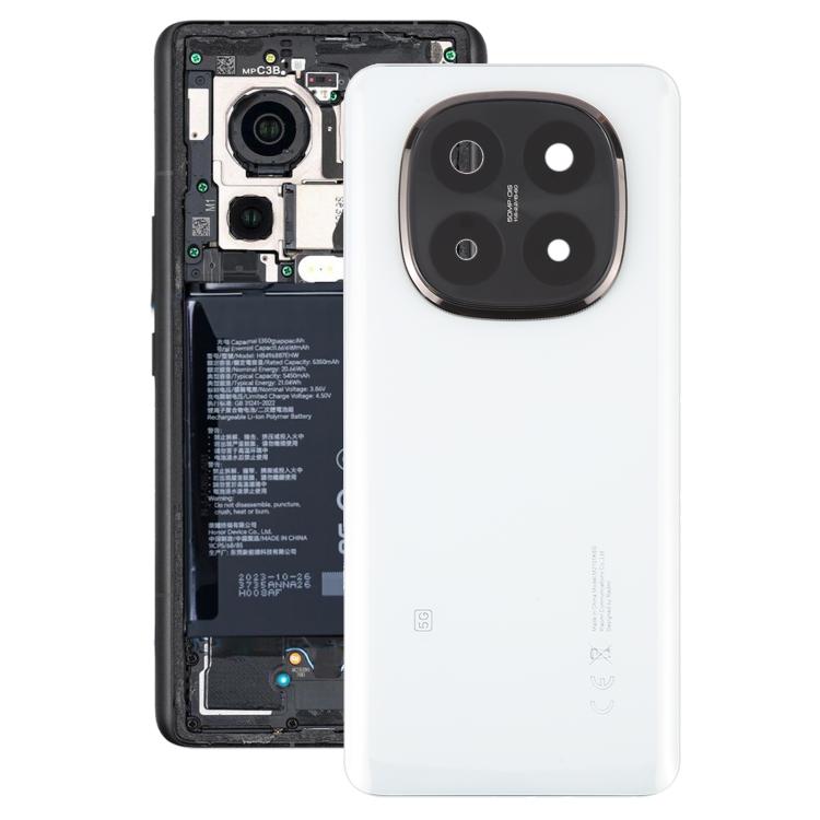

For Xiaomi Redmi Note 14 Pro+ 5G OEM Back Cover with Camera Lens Cover(White)