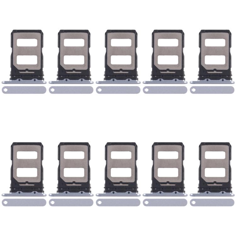 

For Xiaomi Civi 4 Pro 10pcs SIM Card Tray + SIM Card Tray (Blue)