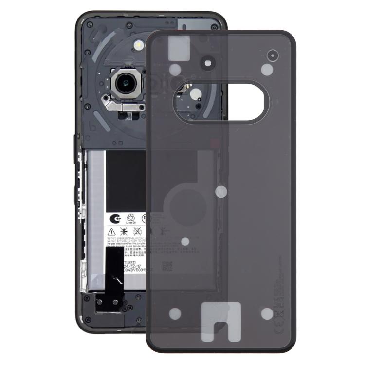

For Nothing Phone 3a Original Transparent Back Cover(Black)