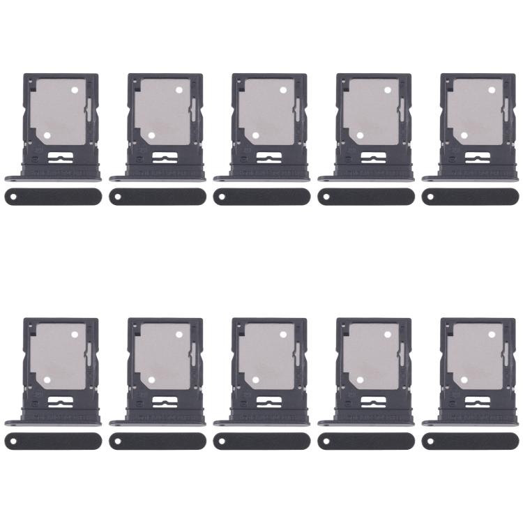 

For Xiaomi Redmi Note 14 4G 10pcs SIM Card Tray + SIM Card Tray (Black)