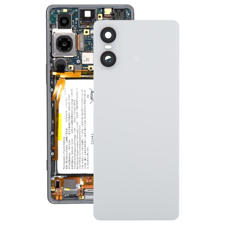 

For Sony Xperia 10 VI Original Battery Back Cover with Camera Lens Frame(White)