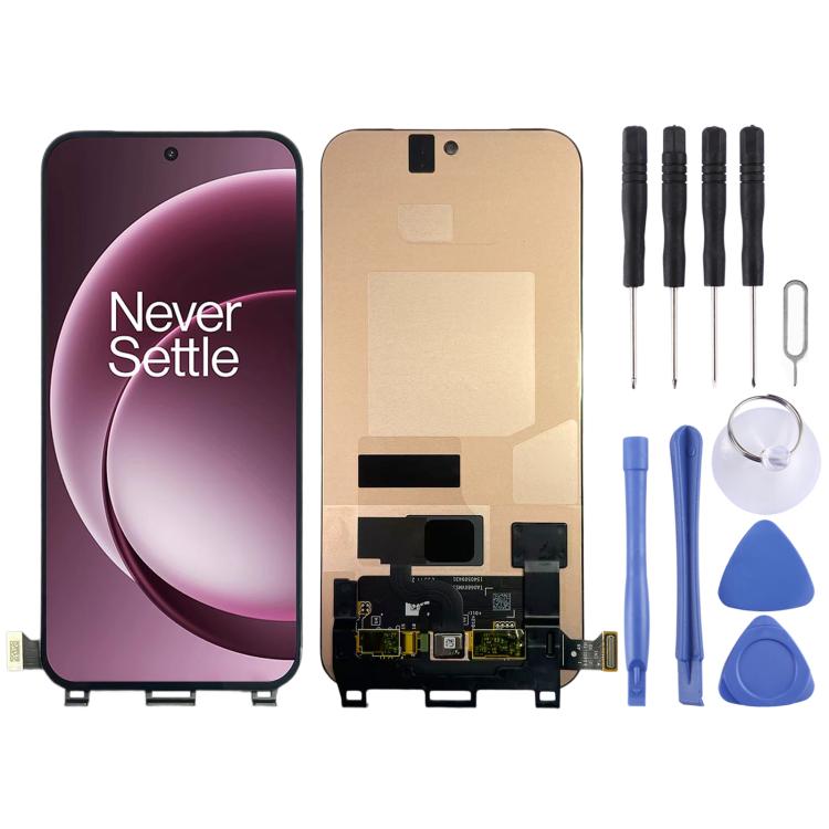 

For OnePlus 15 CPH2745 CPH2747 PLK110 Original LCD Screen Digitizer Full Assembly with Ultrasonic Fingerprint (Black)