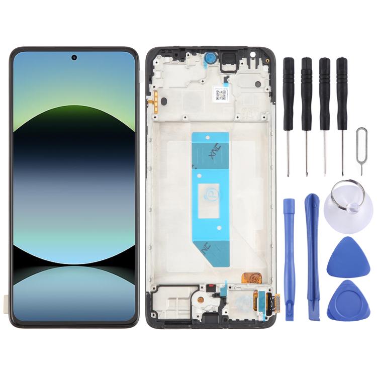 

For Xiaomi Redmi Note 14 4G Global OLED LCD Screen Digitizer Full Assembly with Frame