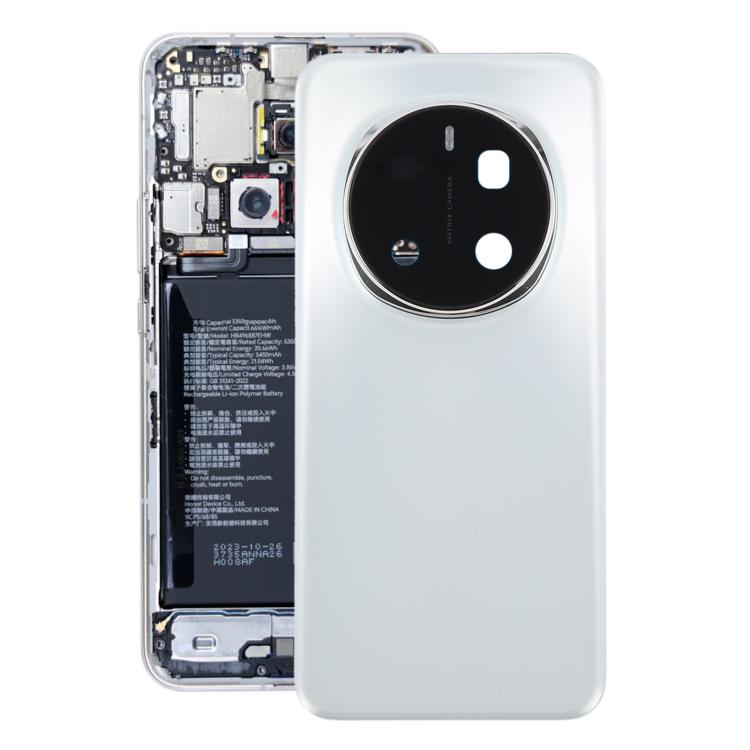 For Honor Magic7 Pro OEM Battery Back Cover with Camera Lens Frame(Gray)