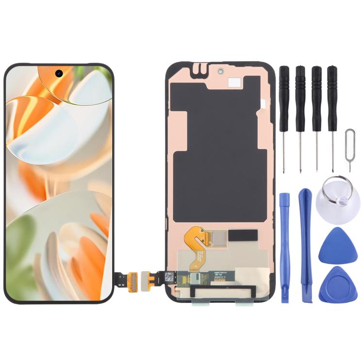 For Google Pixel 9 Pro XL GGX8B GZC4K GQ57S OLED LCD Screen Digitizer Full Assembly with Frame/Fingerprint Flex Cable — купить у Sunsky-online WW