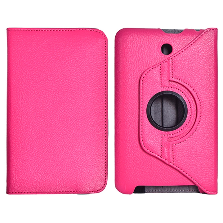 Litchi Texture Funda de cuero con rotación de 360 ​​grados con