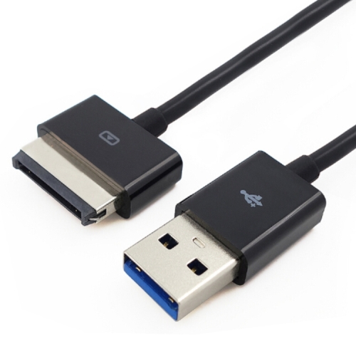 USB 3.0 Data Cable for ASUS EeePad TF101 / TF201 / TF300 / TF700 , Length: 1m(Black) for xiaomi mi watch lite 3 redmi watch 3 smart watch charging cable length 1m
