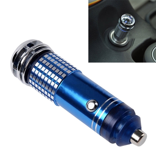 12V Mini Auto Car Fresh Air Ionic Purifier Oxygen Bar Ozone Ionizer w/ Blue LED 