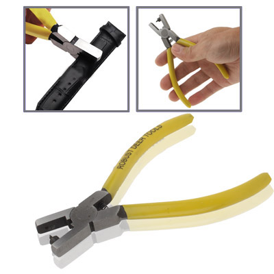 0pcs Hollow punzon Drill Hole Hollow cinturon de cuero pulsera de DIY 0.5-5mm perforación alicates herramienta artesanal 